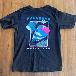 Fall Guys Video Game Boys Size S Black T-shirt